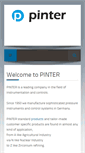 Mobile Screenshot of pinter-gmbh.com